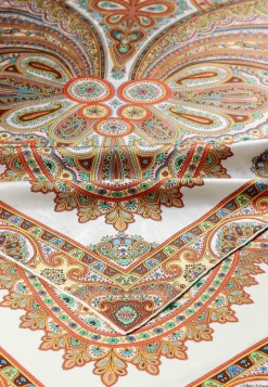 ROECKL Aesthetic Paisley 140x140  - panna multi (beige) Discount