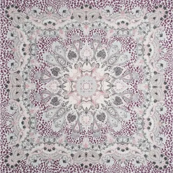 ROECKL Animal Paisley 140x140  - multi wine (rot)