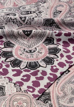 ROECKL Animal Paisley 140x140  - multi wine (rot)