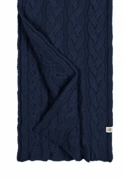 ROECKL Braided Cashmere Schal 30x180 - navy (blau) Outlet