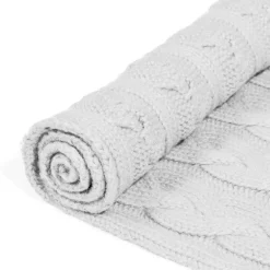 ROECKL Braided Cashmere Schal 30x180 - woolwhite (weiss) Sale