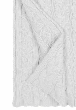 ROECKL Braided Cashmere Schal 30x180 - woolwhite (weiss) Sale