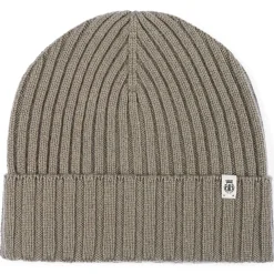 ROECKL Business Cashmere Muetze mit Umschlag - moss (grün) Clearance