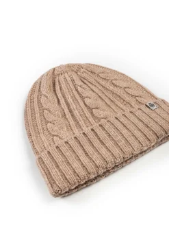 ROECKL Cabled Charm Mütze  - cashmere (beige)