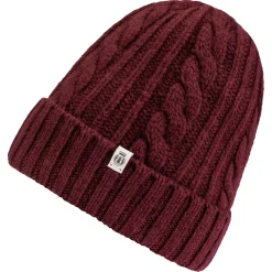 ROECKL Cabled Charm Mütze  - mulberry (rot) Hot
