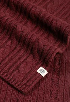 ROECKL Cabled Charm Schal 30x180  - mulberry (rot) Best