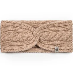 ROECKL Cabled Charm Strirnband  - cashmere (beige) New