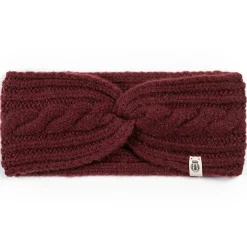 ROECKL Cabled Charm Strirnband  - mulberry (rot) New