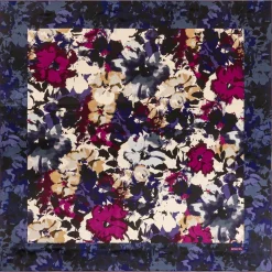 ROECKL Camouflage Flowers 130x130  - multi mulberry (rot) Clearance