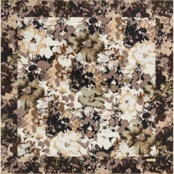 ROECKL Camouflage Flowers 130x130  - multi camel (beige)