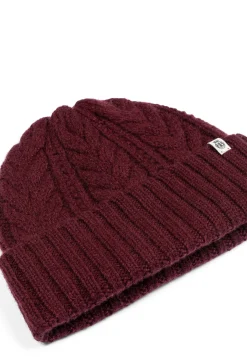 ROECKL Cashmere Twist Mütze  - mulberry (rot) Discount