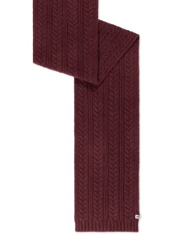 ROECKL Cashmere Twist Schal 30x180  - mulberry (rot) Best