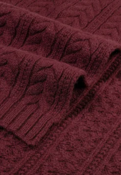 ROECKL Cashmere Twist Schal 30x180  - mulberry (rot) Best