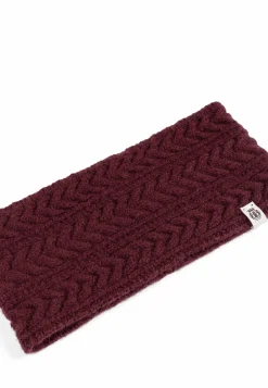 ROECKL Cashmere Twist Stirnband  - mulberry (rot) Discount