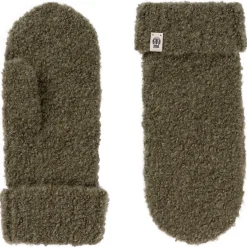 ROECKL Classic Bouclé Fäustlinge  - moss (grün)