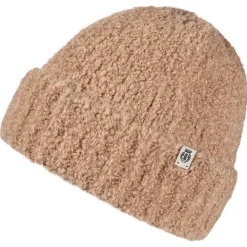 ROECKL Classic Bouclé Umschlagmütze  - camel (beige)