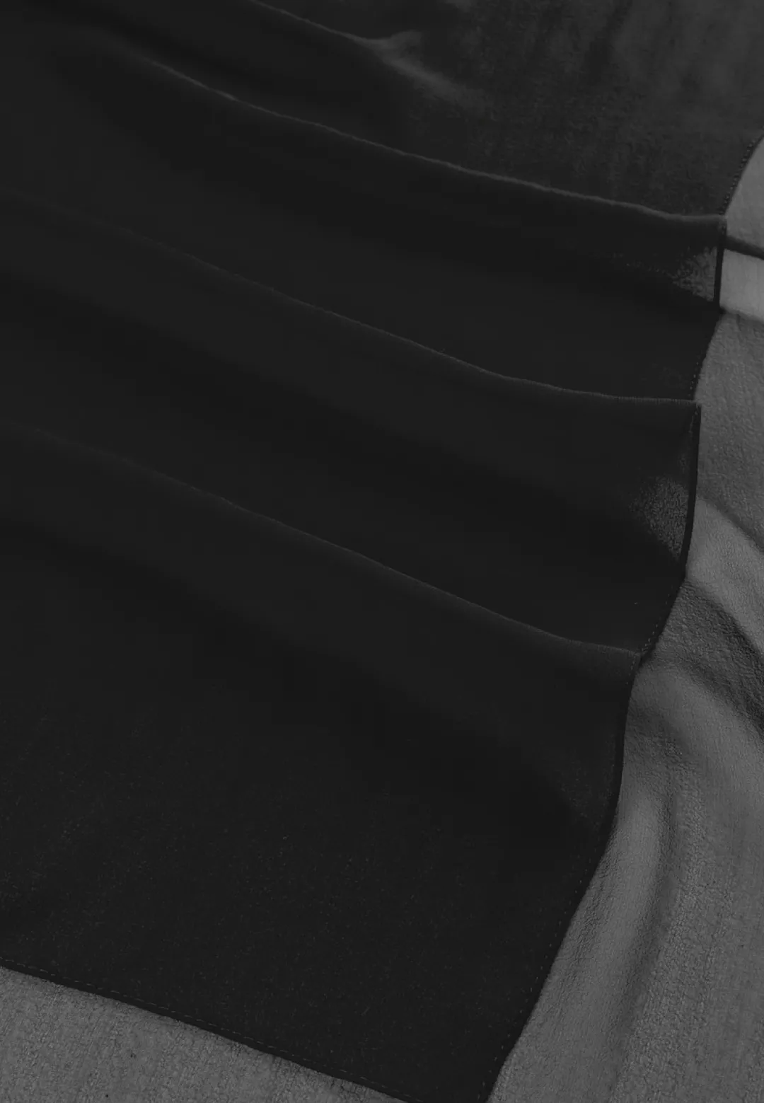 ROECKL Classic Georgette 65 x 180 - black (schwarz) Clearance