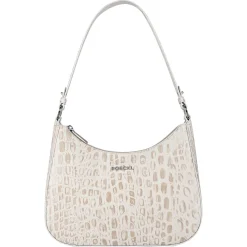 ROECKL Cleo small Croco silver  - desert (braun) Outlet