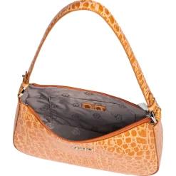ROECKL Cleo small Croco silver  - safran (orange) Discount