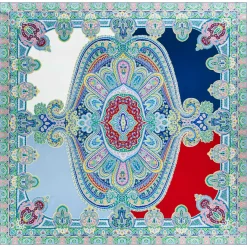 ROECKL Colorblocking Ornament 140x140 - multi blue (blau) Clearance