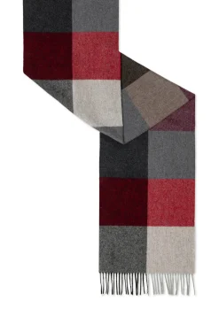 ROECKL Coloured Squares Women 35x170 - multi bordeaux (rot) Online