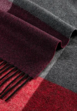 ROECKL Coloured Squares Women 35x170 - multi bordeaux (rot) Online