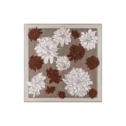 ROECKL Dahlias & Stripes 64x64  - beige (beige) Hot