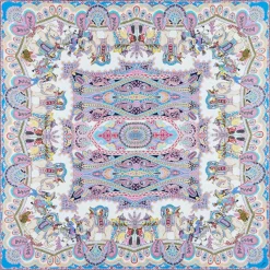 ROECKL Elephant Parade Silk 140x140 - multi heaven (blau) Sale
