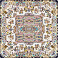 ROECKL Elephant Parade Silk 140x140 - multi bleu (blau)