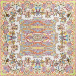 ROECKL Elephant Parade Silk 140x140 - white multi (weiss) Hot