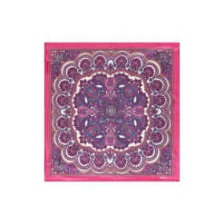 ROECKL Fine Paisley 53x53 - multi hibiscus (pink) Clearance