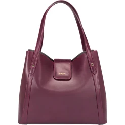 ROECKL Florence Shopper medium  - mulberry (rot) Outlet