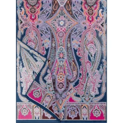 ROECKL Harfen Paisley 70x170 - multi indigo (blau) Clearance