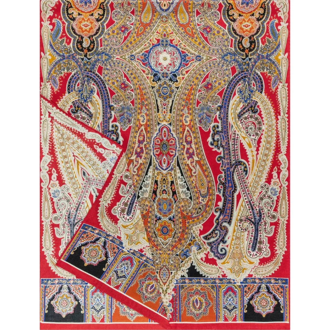 ROECKL Harfen Paisley 70x170 - multi red (rot)