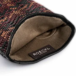 ROECKL Heringbone Jacquard Weaving - multi wine (rot) Clearance
