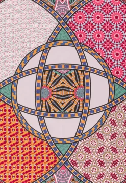 ROECKL Kaleidoskope 53x53 - multi wine (rot) Sale