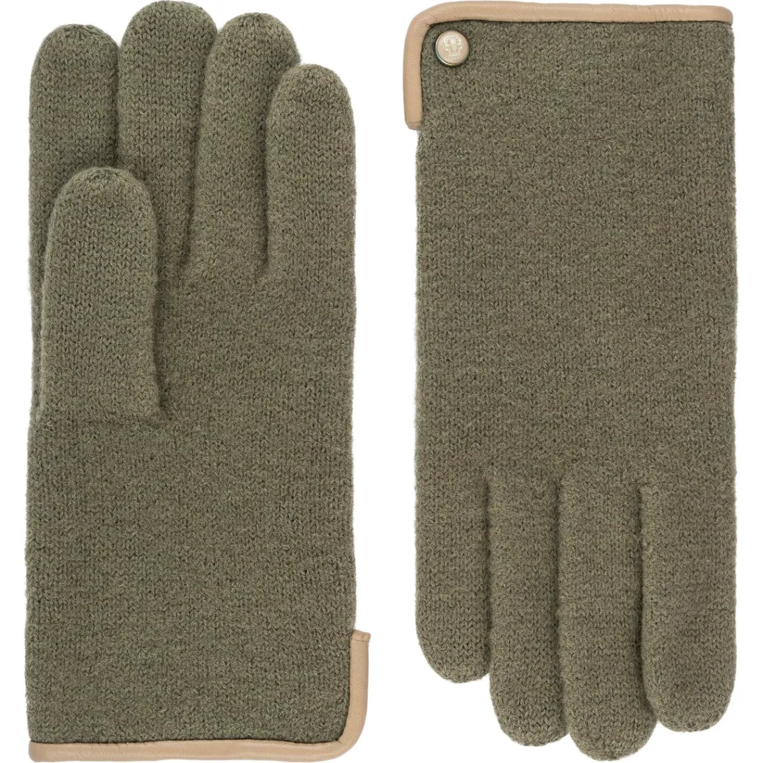 ROECKL Klassischer Walkhandschuh Men - khaki (grün) Sale