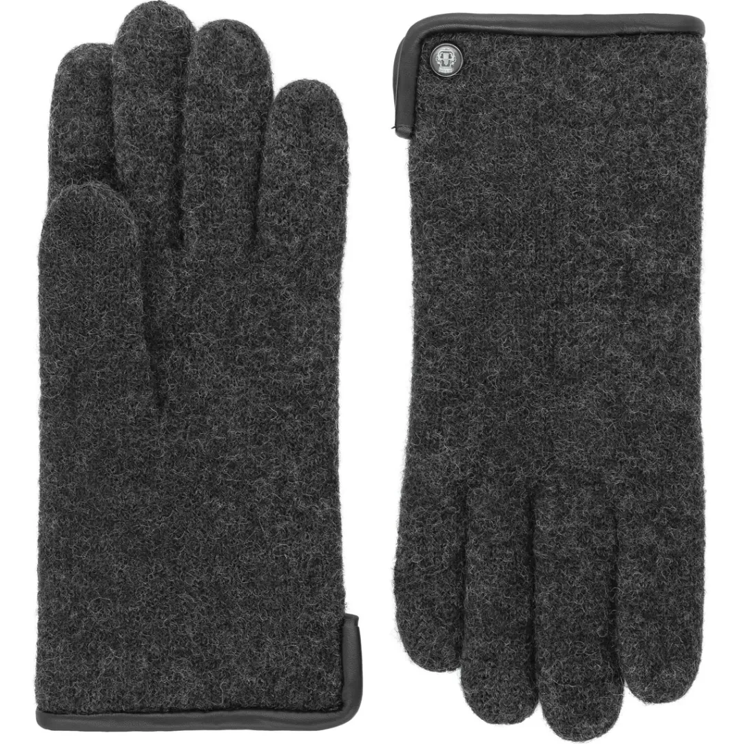 ROECKL Klassischer Walkhandschuh Men - anthracite (grau) Clearance