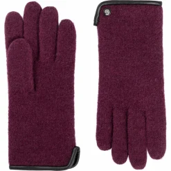 ROECKL Klassischer Walkhandschuh Women  - mulberry (rot) New