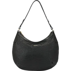 ROECKL Liberty Schultertasche medium Croco  - black (schwarz) Clearance