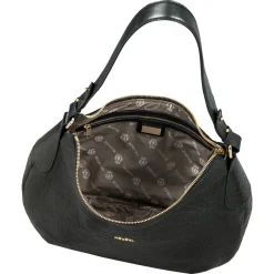 ROECKL Liberty Schultertasche medium Croco  - black (schwarz) Clearance