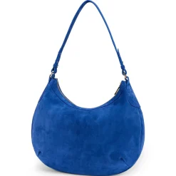 ROECKL Liberty Schultertasche medium Veloursleder  - cobalt (blau) Online