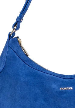 ROECKL Liberty Schultertasche medium Veloursleder  - cobalt (blau) Online