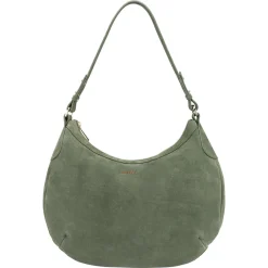 ROECKL Liberty Schultertasche medium Veloursleder  - loden (grün) Hot