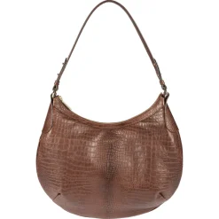 ROECKL Liberty Schultertasche medium Croco  - saddlebrown (braun) Online
