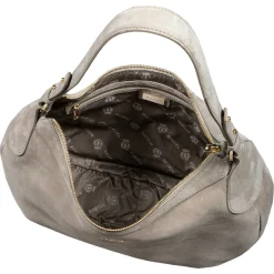 ROECKL Liberty Schultertasche medium Veloursleder  - earth (braun)