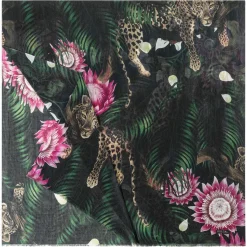 ROECKL Lotus Jungle 105x205 - multi black (schwarz)