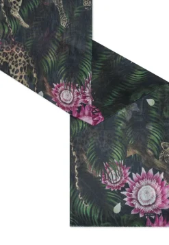 ROECKL Lotus Jungle 105x205  - multi black (schwarz)