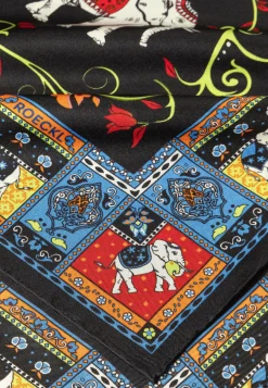 ROECKL Lucky Elephant 53x53  - multi black (schwarz) Discount