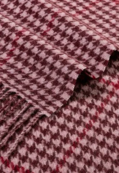 ROECKL Modern Check Women 35x166  - mulberry (rot) Best